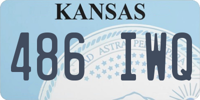 KS license plate 486IWQ