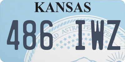 KS license plate 486IWZ