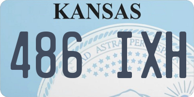 KS license plate 486IXH