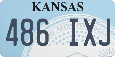 KS license plate 486IXJ