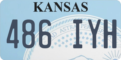 KS license plate 486IYH