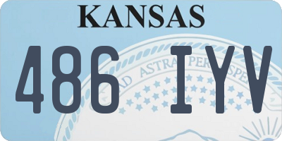 KS license plate 486IYV