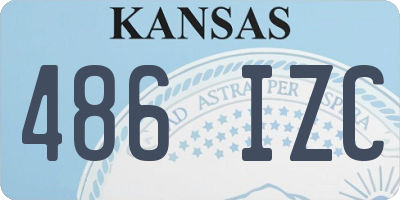 KS license plate 486IZC