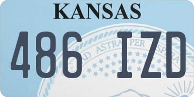 KS license plate 486IZD