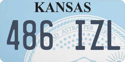 KS license plate 486IZL
