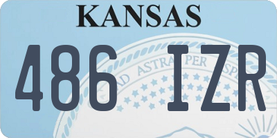 KS license plate 486IZR