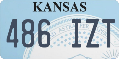 KS license plate 486IZT