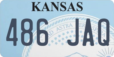 KS license plate 486JAQ