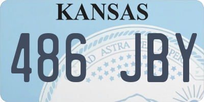 KS license plate 486JBY