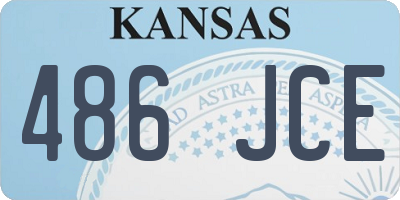 KS license plate 486JCE