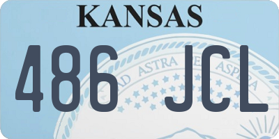 KS license plate 486JCL