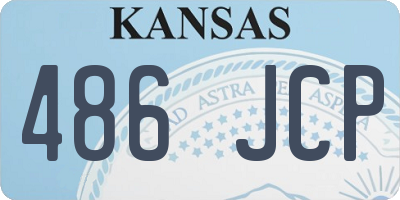 KS license plate 486JCP
