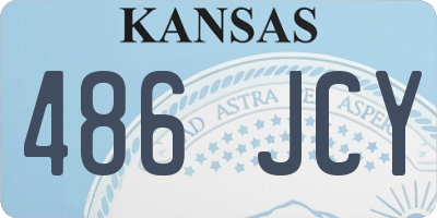 KS license plate 486JCY