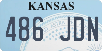 KS license plate 486JDN