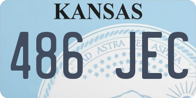KS license plate 486JEC