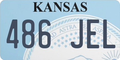 KS license plate 486JEL