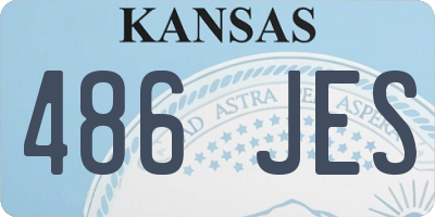 KS license plate 486JES