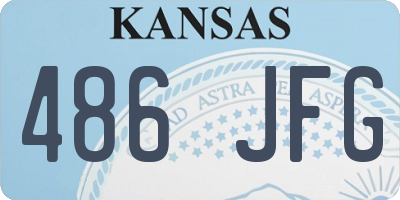 KS license plate 486JFG