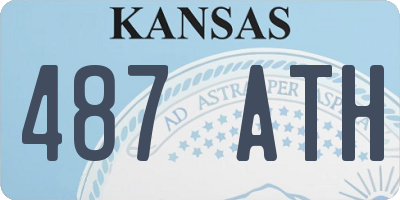KS license plate 487ATH