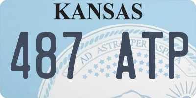KS license plate 487ATP
