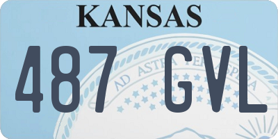 KS license plate 487GVL