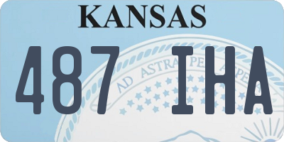 KS license plate 487IHA