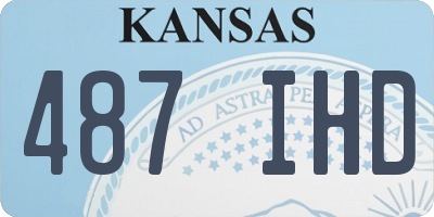 KS license plate 487IHD