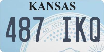 KS license plate 487IKQ