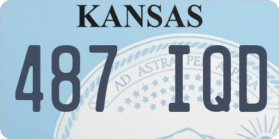 KS license plate 487IQD