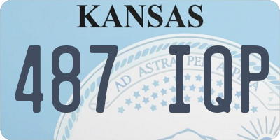 KS license plate 487IQP