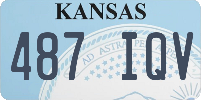 KS license plate 487IQV