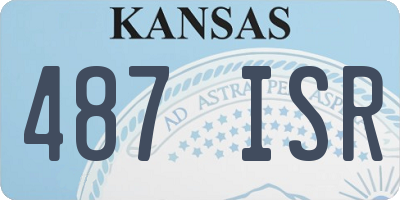 KS license plate 487ISR