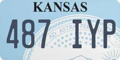 KS license plate 487IYP