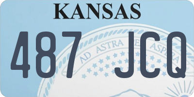 KS license plate 487JCQ