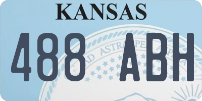KS license plate 488ABH