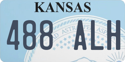 KS license plate 488ALH