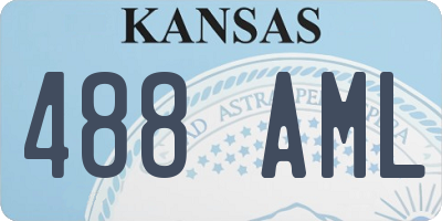 KS license plate 488AML