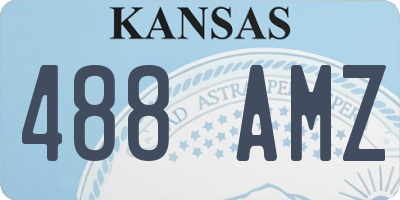 KS license plate 488AMZ