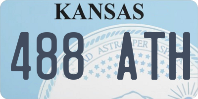 KS license plate 488ATH