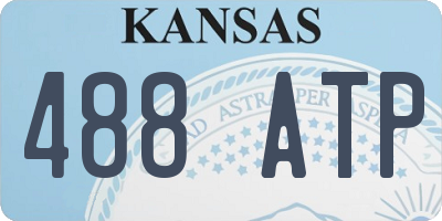 KS license plate 488ATP