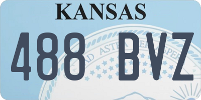 KS license plate 488BVZ