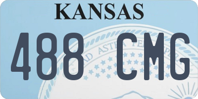 KS license plate 488CMG