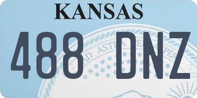 KS license plate 488DNZ