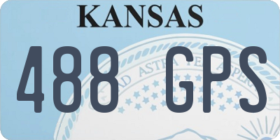 KS license plate 488GPS