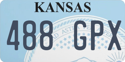 KS license plate 488GPX