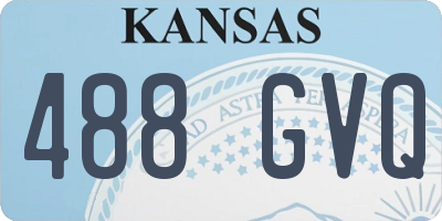 KS license plate 488GVQ