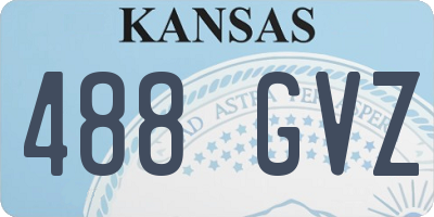 KS license plate 488GVZ