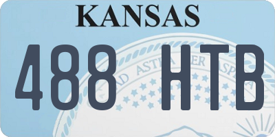 KS license plate 488HTB
