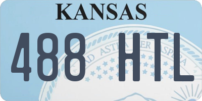 KS license plate 488HTL
