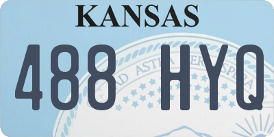KS license plate 488HYQ